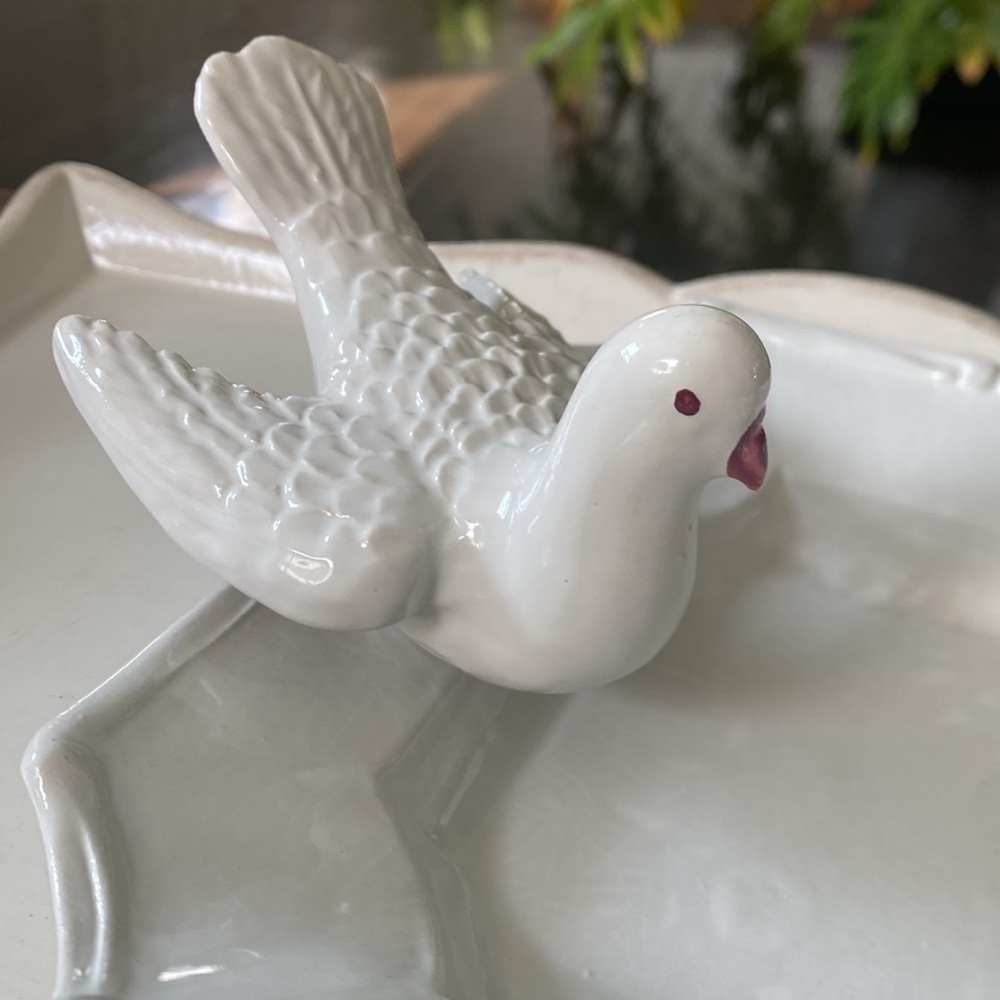 Vintage House of Goebel Italy White Dove Dish Trinket Dish - - Picture 4 of 8